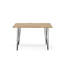 Table de salle à manger moderne brun clair 48 po x 30 po-451720986-451720980-451720987