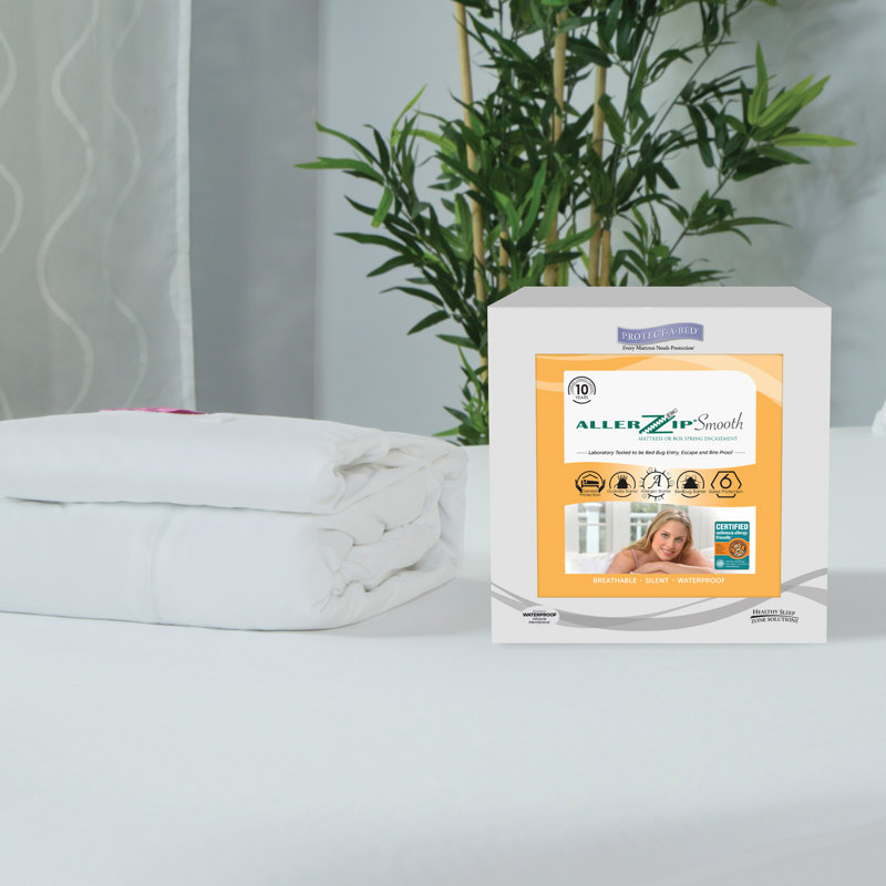 Aller Zip Waterproof Zipper Mattress Protector Mattress Protector Case Pack, Twin Extra Long