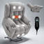 Fauteuil inclinable électrique Chenille avec massage par vibration 8 points et chauffage lombaire-159577284