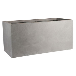 Frostproof, Concrete Effect Garden Planter Pot with Drainage Holes