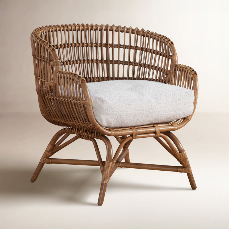 Eatontown Jonathan Accent Chair, Elite Ivory; 0321-91, Havana