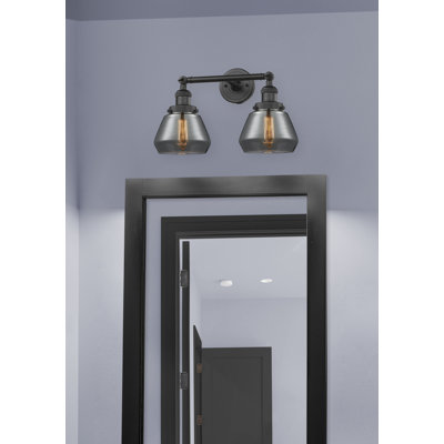 Éclairage pour meuble-lavabo 2 lumières rétro Lasseter