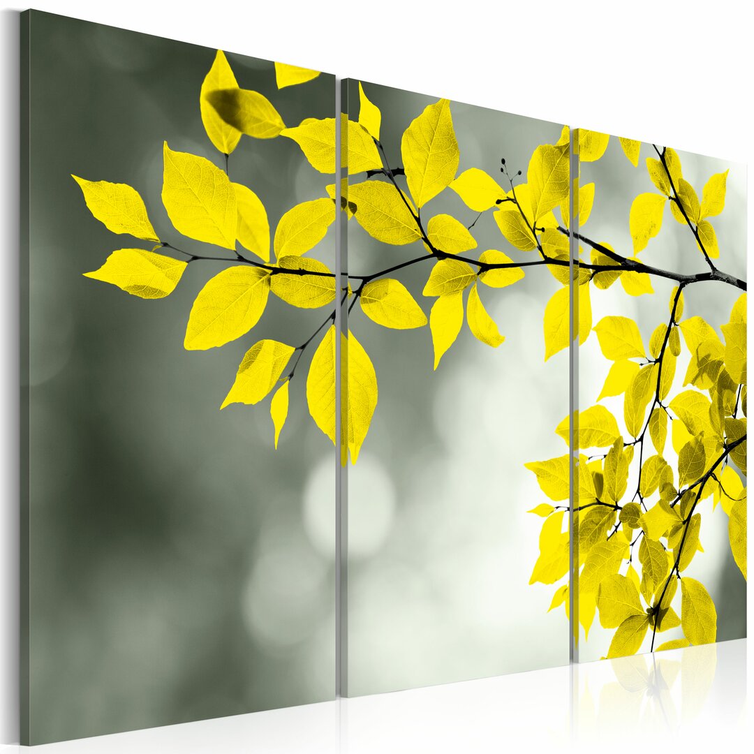 Leinwandbild Gold Sprig