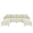 Tissu blanc antique