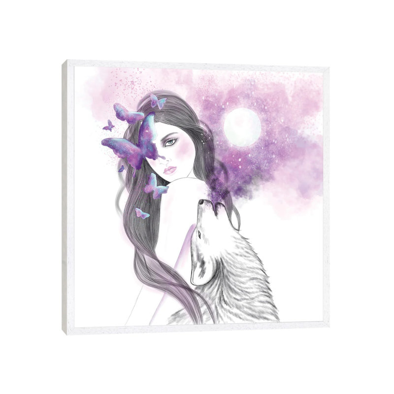Glitter In The Dark by Andrea Hrnjak - Gallery-Wrapped Canvas Giclée on Canvas, 45.72 cm H x 45.72 cm W x 4.445 cm D