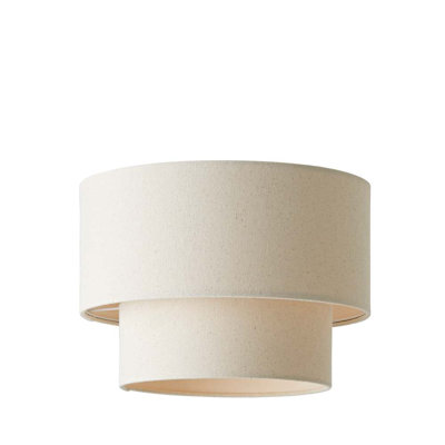 Talar 20cm H Linen Blend Drum Lamp Shade ( Slip-On )
