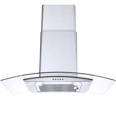 SNDOAS 36 450 CFM Convertible Wall Mount Range Hood in Black USGD1790BPA