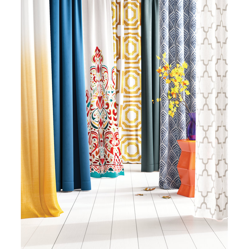 Thermal Blackout Rod Pocket Curtain Panel - Basics by Wayfair™, Gray, 40" W x 84" L