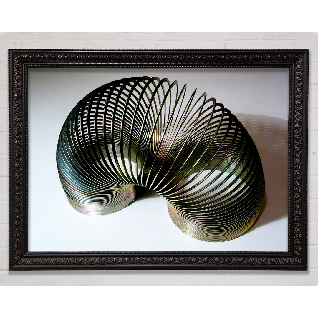 Slinky Gerahmter Druck Wandkunst