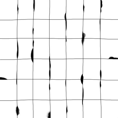 " Between The Lines White " by Iveta Abolina