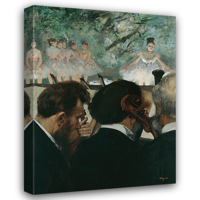 «Lark Manor ™ Degas», art sur toile tendue avec châssis Edgar, H 47 po x l 36 po