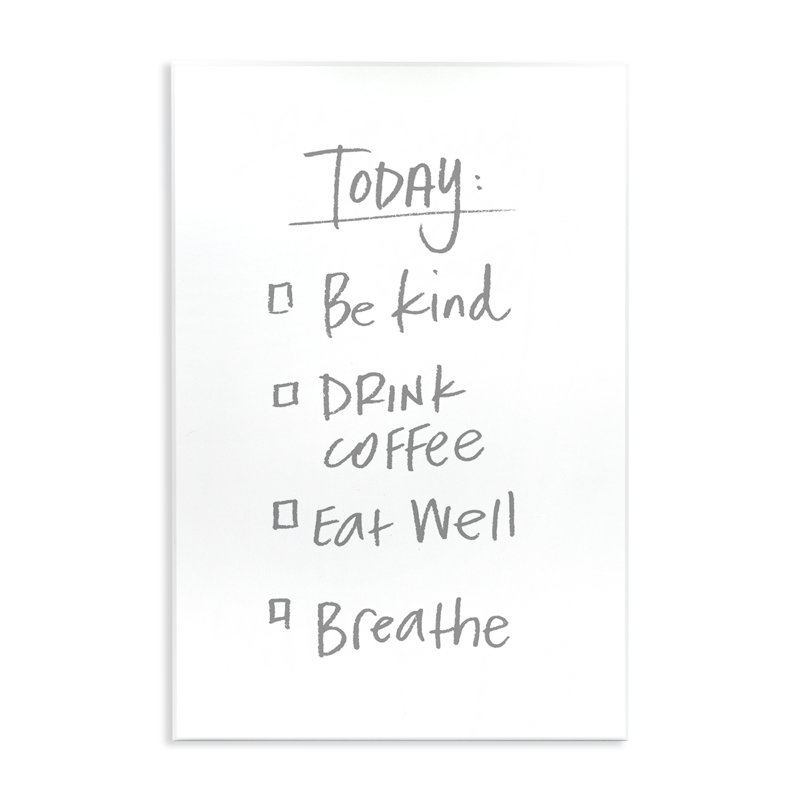 Simple Today's Checklist Wall Plaque, design by SD Graphics Studio, 15" H x 10" W