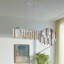 Lustre géométrique à 8 lumières Sein