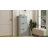 Narrow Shoe Cabinet with Flip Drawers Adjustable Shelf, Grey