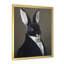 Portrait d'un lapin habillé - Peinture sur toile-67231796-67231800