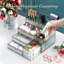 Makeup Organizer for Vanity,Tempered Glass Hair Dryer and Styling Holder,Bathroom Organizer