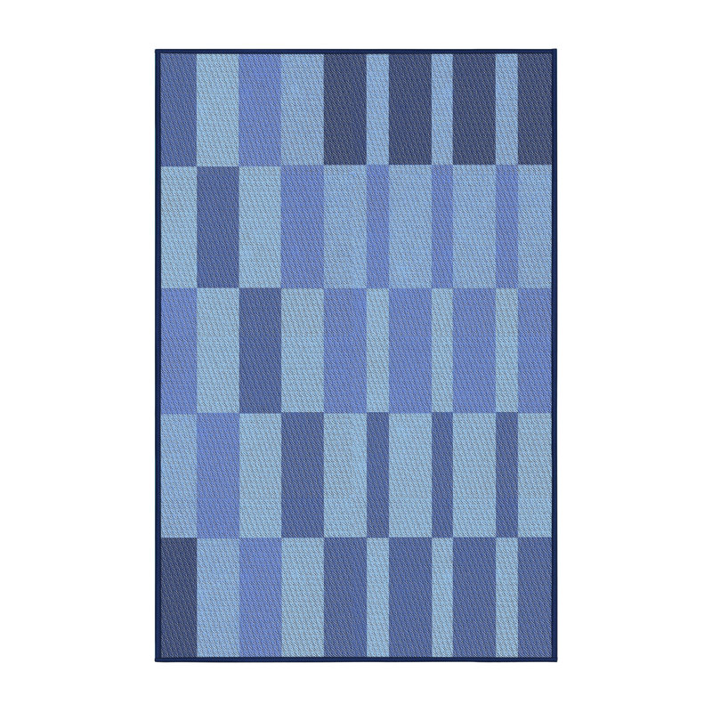 Tapis de zone bleue à motifs, Rectangle 2 pi x 3 pi