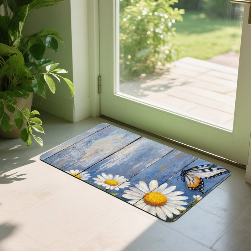 Paillasson Daisies Butterfly