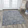 Tapis gris / bleu en laine Esmeyer