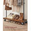 Durand 104.5cm Rolling Industrial Pipe Clothing Rack-109535908