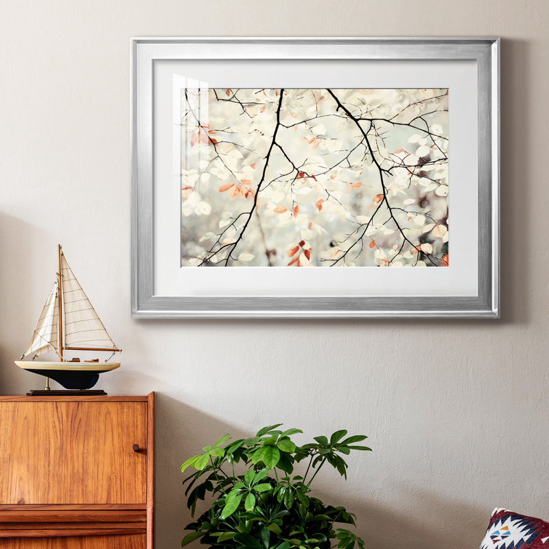 Simplicité - Photographie avec cadre photo, Cadre argenté, H 30,5 po x l 42,5 po x P 1,5 po