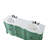 Lunette 72'' Double Bathroom Vanity with Top-1379830467-1414082829