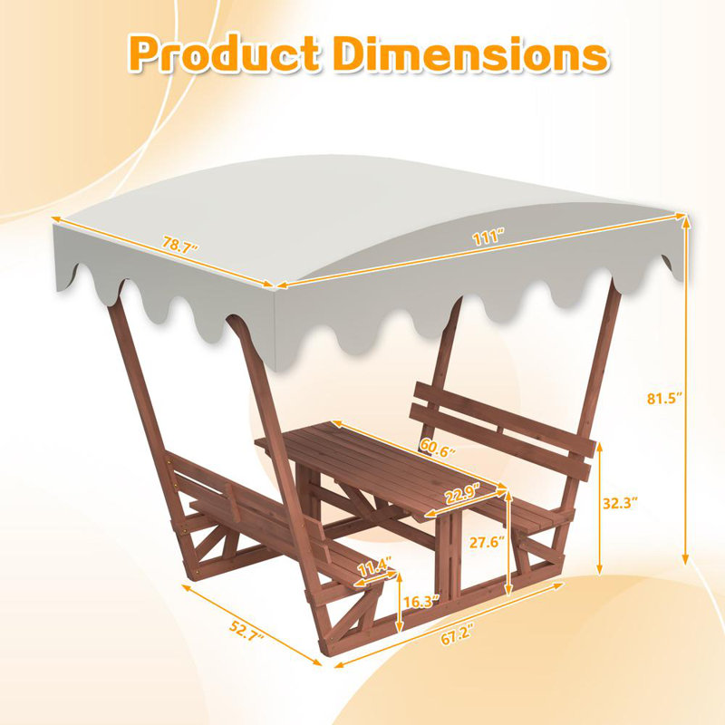 All-Weather Picnic Table Set