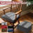 4-Piece Dining Chair Seat Cushion 17“ x 16” x 2",with non-slip pad and straps,Features a concealed zip, D-Shaped Cushions for Kitchen Chairs, Gray-2091782213