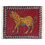 Red Hand Knotted Cheetah Design Persian Shiraz Rug 2'1"X 2'5"