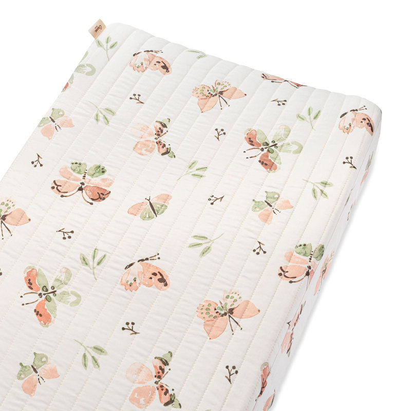 Parker Quilted Change Pad Cover (butterfly)