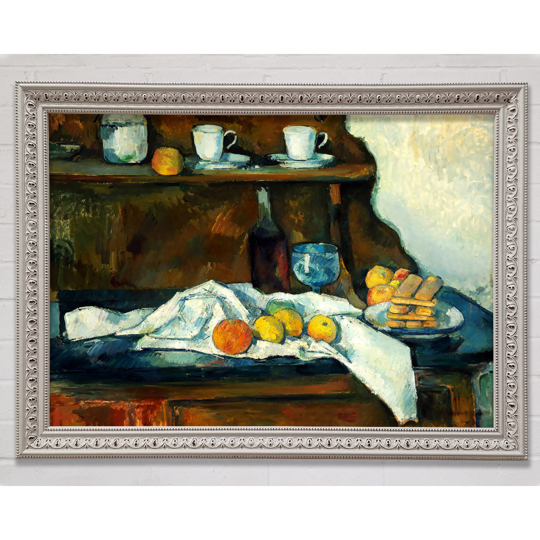 Das Buffet von Paul Cezanne - Einzelne Bilderrahmen Kunstdrucke