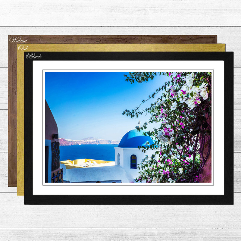 Single Picture Frame Print, Oak