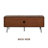  NTC Mossic TV Media Cabinet, Entertainment Center with Natural Rattan, Metal Legs, Modern Storage Console for Living Room and Bedroom, Effortless Assembly-1339120933-1311648040