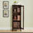 Nut-Brown Solid Wood Display Cases