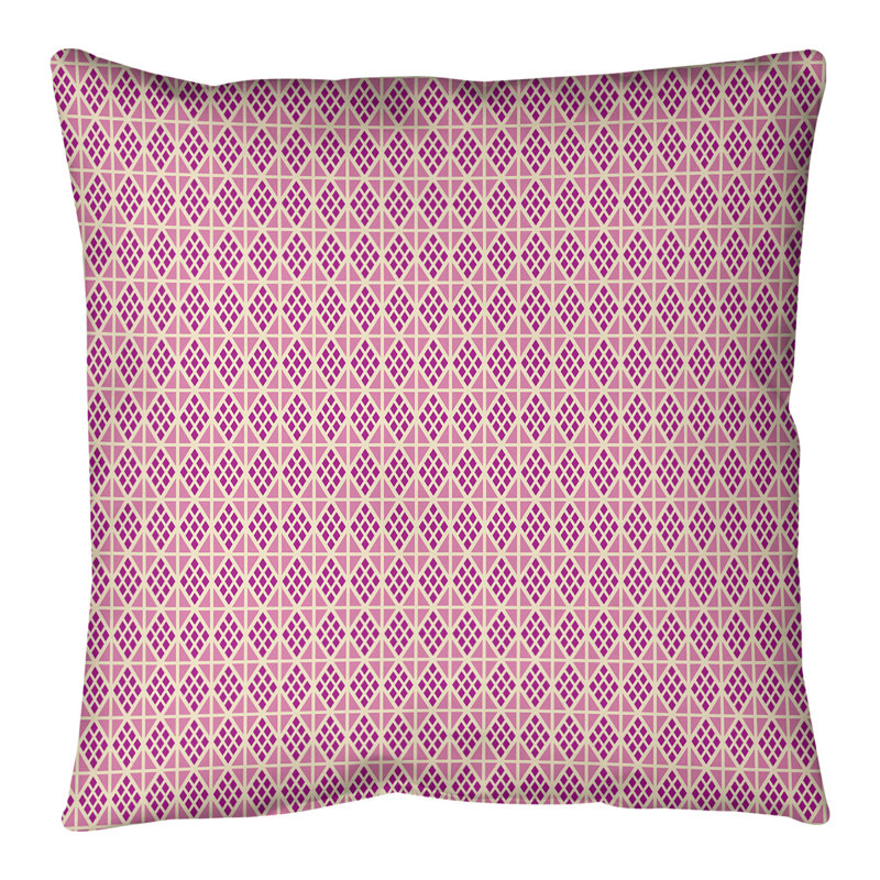 Coussin de sol Katelyn Elizabeth, 28 po x 28 po, Mauve