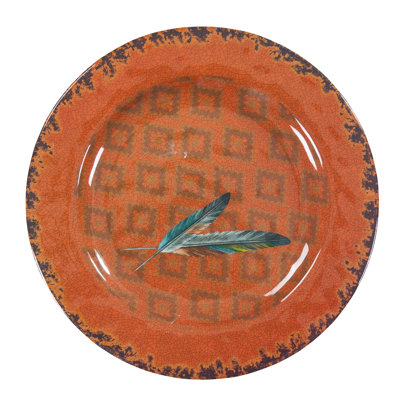 Feather Melamine Dinner Plate