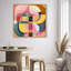 Oliver Gal Vibrant Palm Springs III Abstract - High-Gloss Gel Framed Canvas Art-1085866126-1085866124