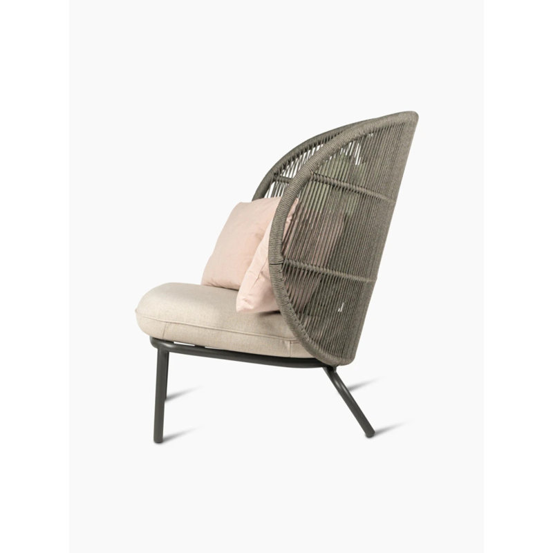 Kodo Outdoor Lounge Chair, Fossil Gray