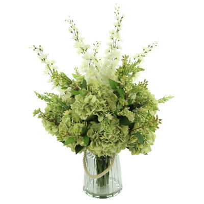 Hydrangea Floral Arrangement in Vase