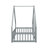 House-Shaped Floor Bed With Fence, Guardrails-3268796-3268792