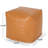 Candy Contemporary Faux Leather Square Pouf-106806853