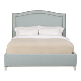 Caroline/Casey Queen Upholstered Low Profile Panel Bed