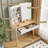 Vanity Desk with Mirror & Light, Large Drawer Three Level Storage, Adjustable Brightness for Makeup and Skincare