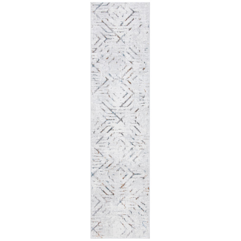 Enya Performance Geometric Rug, Runner 2'2" x 9'