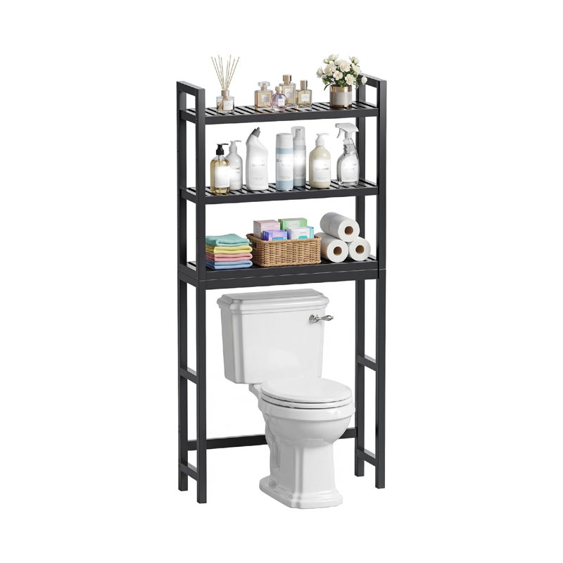 Bathroom Storage, Matte Black