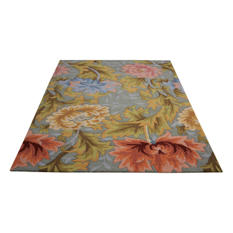Asiha Floral Indoor Rug, Rectangle 8' x 10'6"
