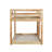 Twin Over Twin Solid Wood Bunk Beds With Ladder-671389106