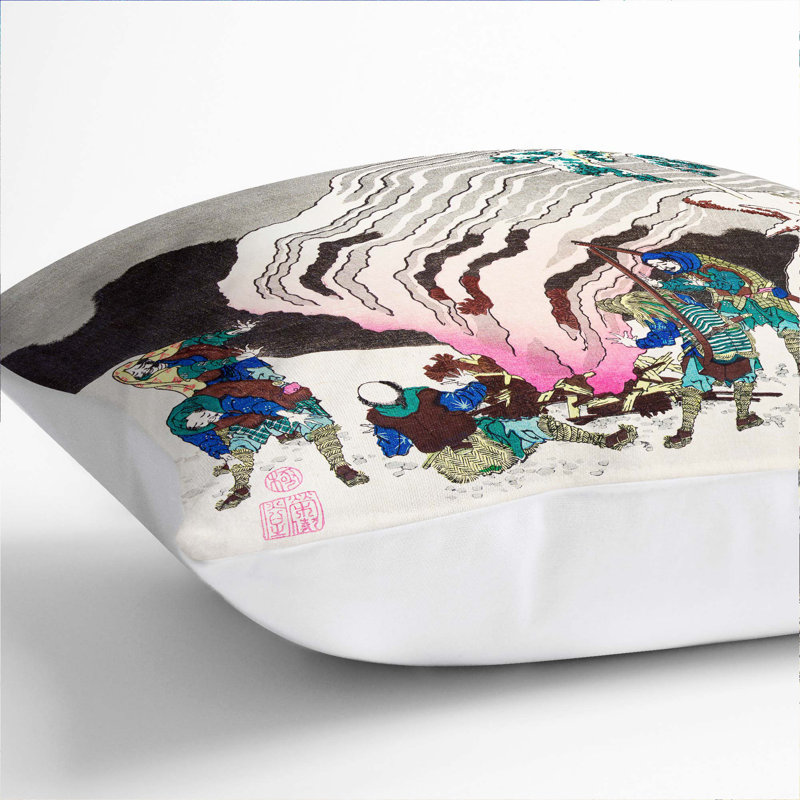 Square Cushion, White, 55cm H x 55cm W x 20cm D