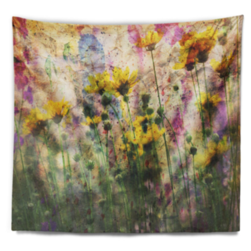 Tapisserie Coreopsis, H 50 po x l 60 po