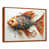 Brown Floater Framed